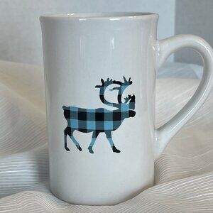 Caribou Coffee Plaid Caribou/Reindeer Mug